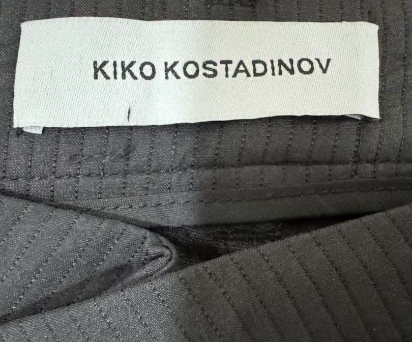 Kiko Kostadinov ロングパンツ ブラック サイズ46/M - メルカリ