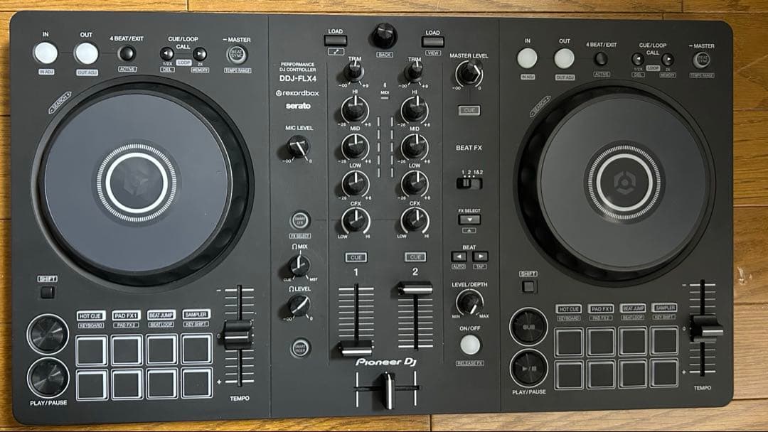 【即日発送】Pioneer DDJ-FLX4 DJコントローラー DDJ-FLX4 - マルチアプリ対応2ch DJコントローラー (Black)