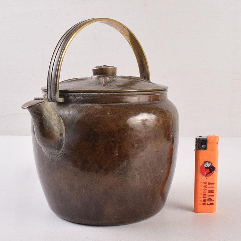 cizpanic様専用 惺々堂紹美造 緋銅槌目 水次 湯沸 共箱 M R8889 - メルカリ