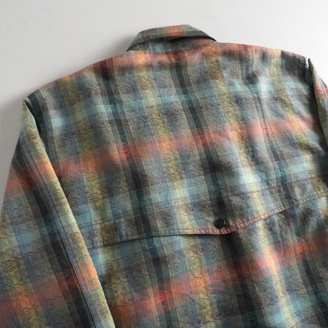 ラコステ ラコステ 希少 ブルゾン スイングトップ チェック柄 ワニ刺繡