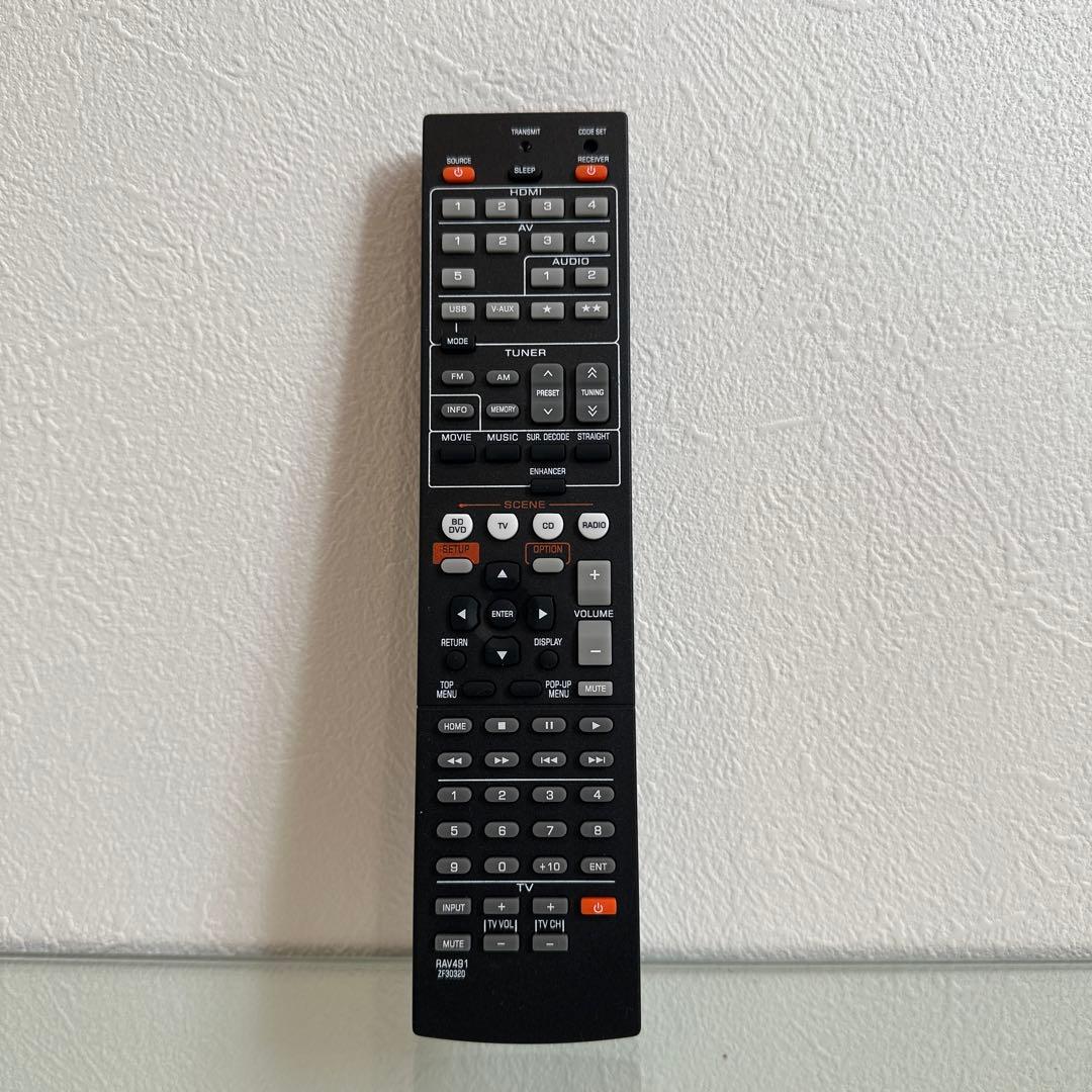 [中古] YAMAHA RX-V567 7.1ch AVアンプ リモコン付き