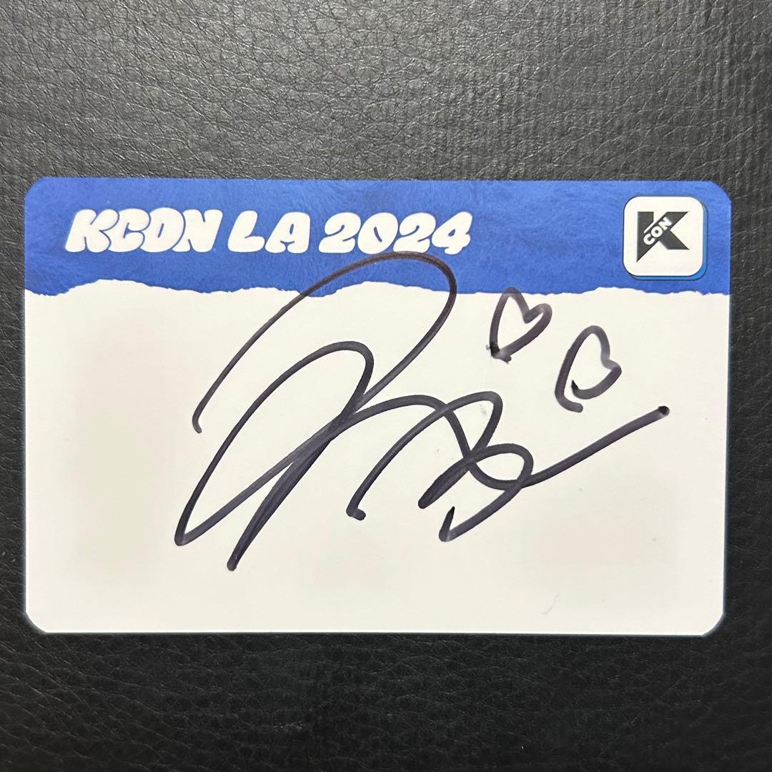 KCON LA ME:I 清水恵子 サイン入りカード 直筆 - メルカリ