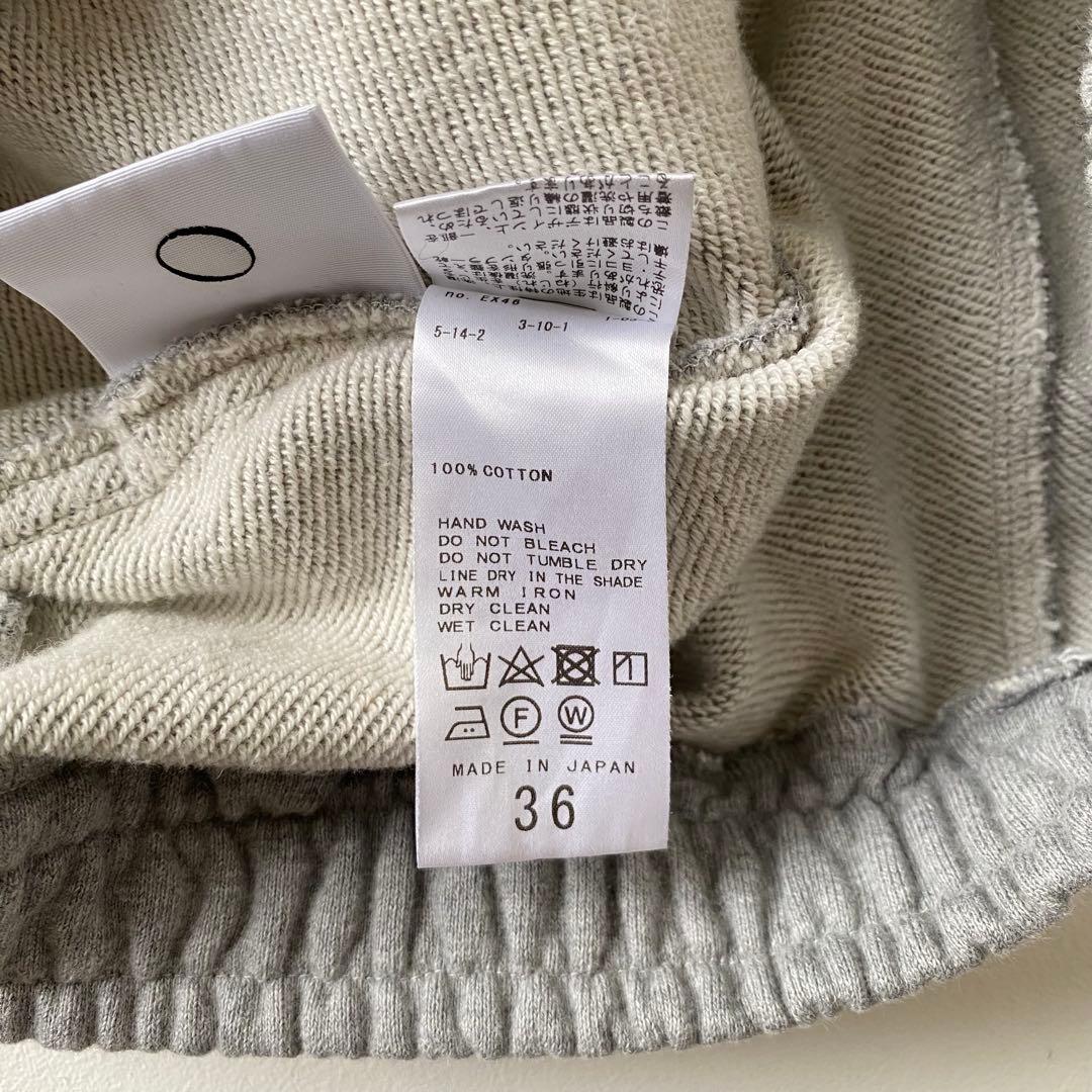 【Suuです】CITY SHOP “O” SWEAT PANTS 36