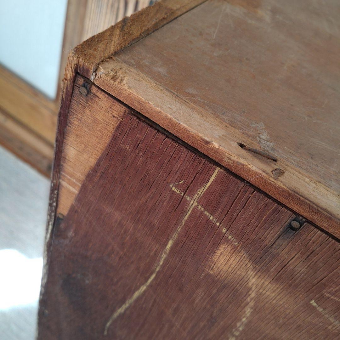 木製ラック 12段 引き出し付き カルテ棚 収納 アンティーク ビンテージ