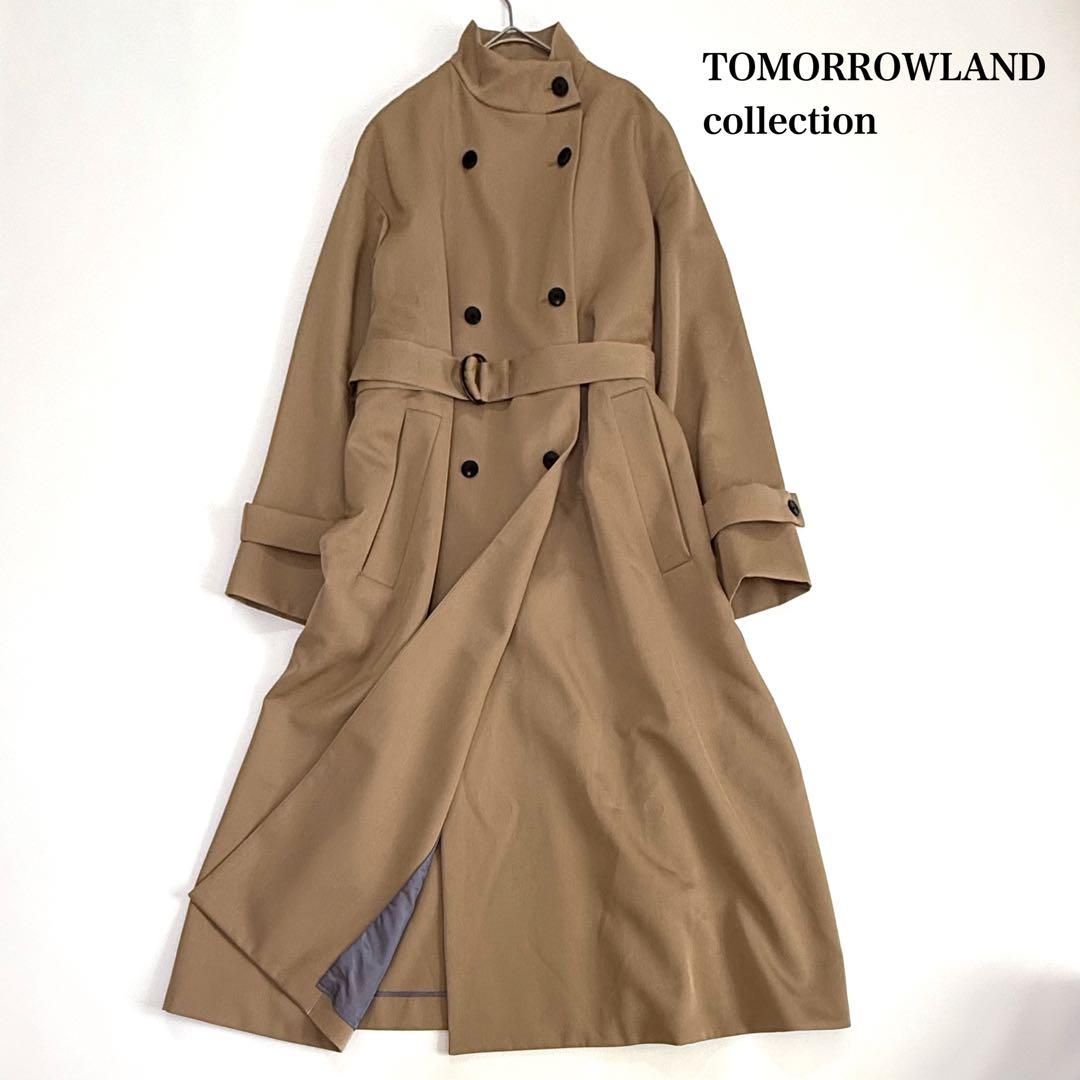 2023✨️ トゥモローランドコレクション　カバートクロス スタンドカラーコート カバートクロス スタンドカラーコート | maison TOMORROWLAND/メゾン