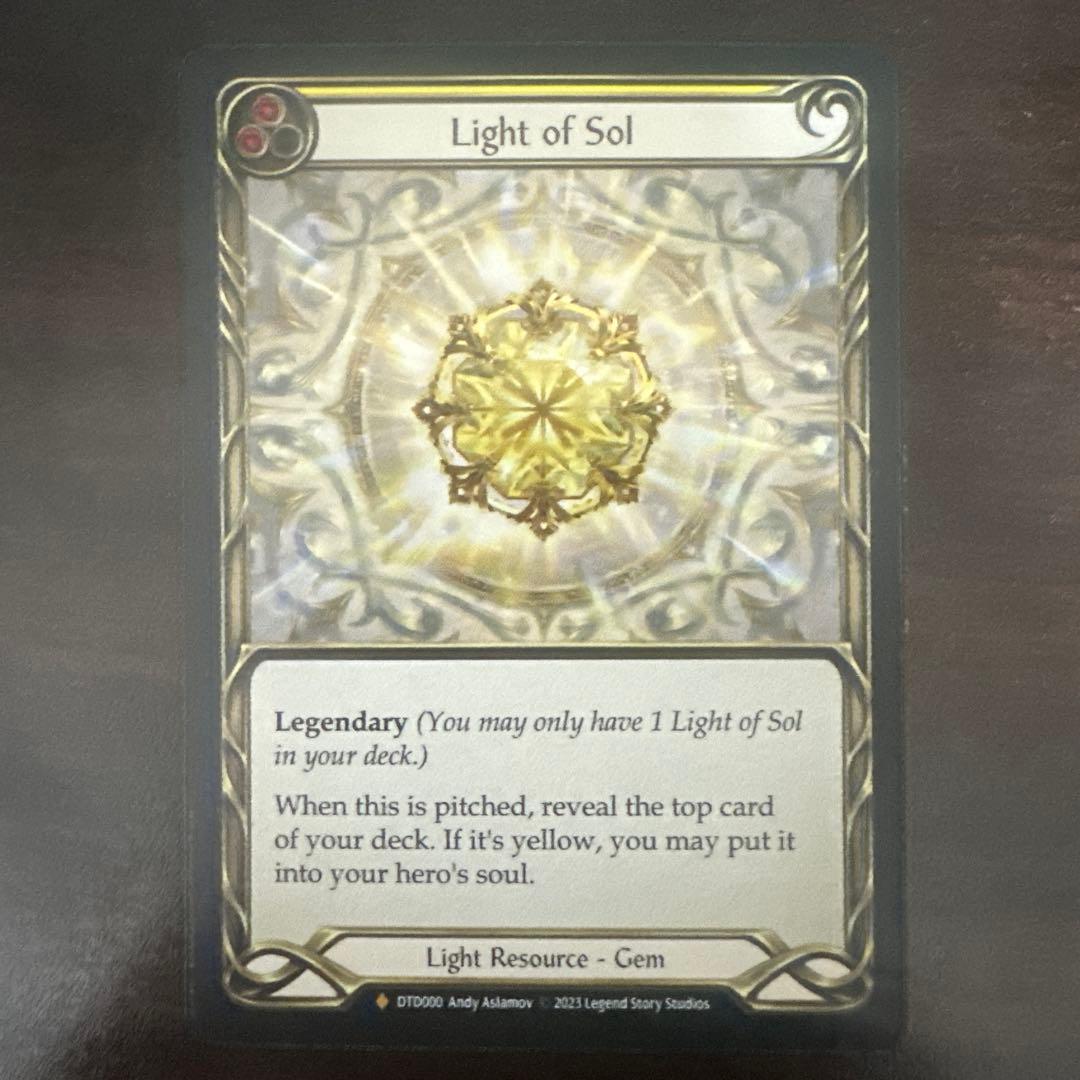 Flesh and Blood Light of Sol RF - メルカリ