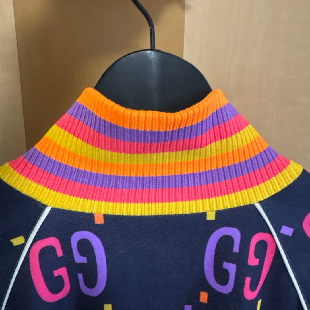 GUCCI テクニカルジャージ ジャンボGG 総柄ジップジャケット