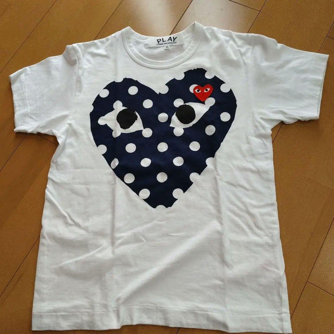 プレイコムデギャルソン 水玉 ドット 半袖Tシャツ 半袖カットソー 美品