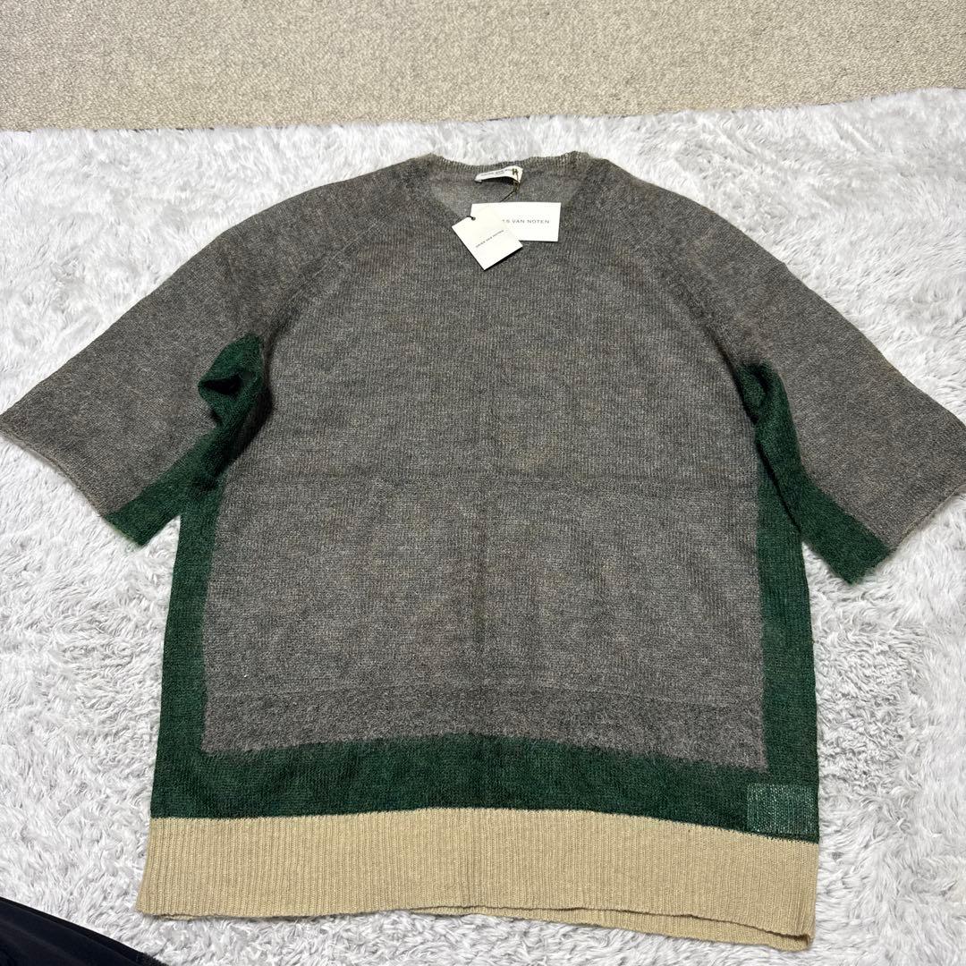 未使用DRIES VAN NOTEN 半袖ニットセーター S 中古・古着通販】DRIES VAN NOTEN (ドリスヴァンノッテン) 半袖ニット