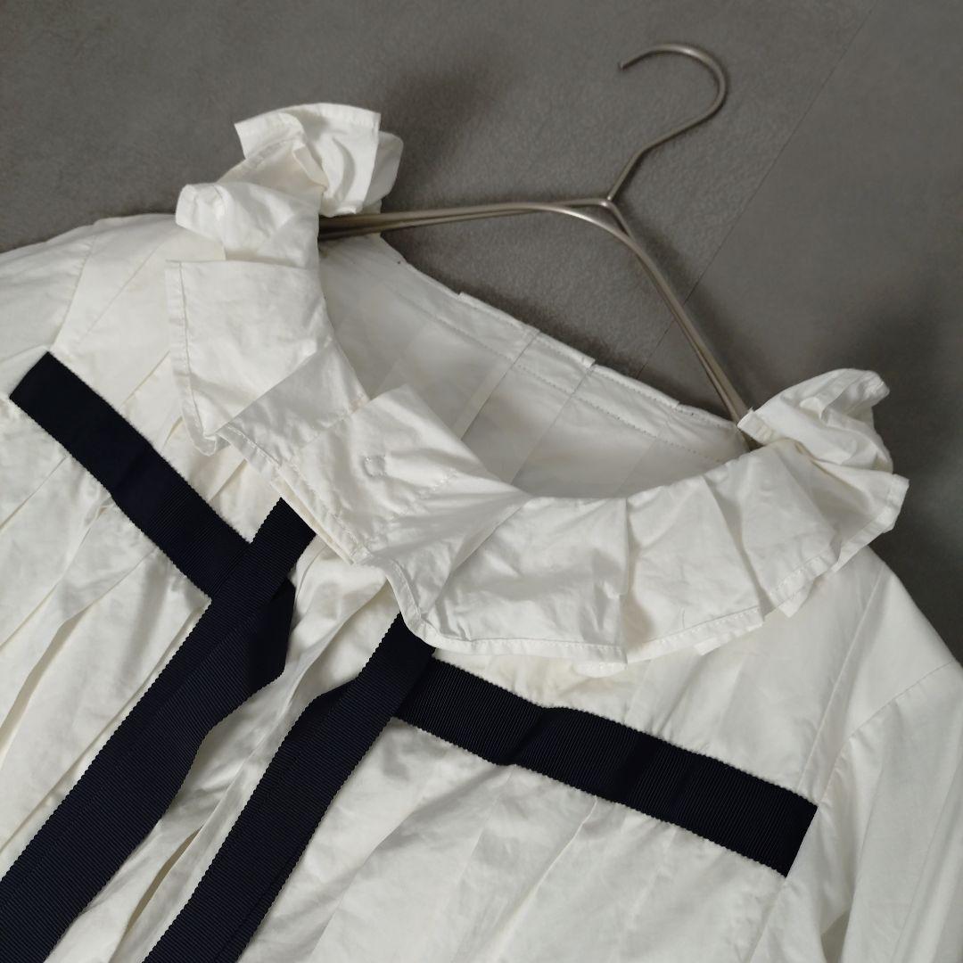 TSUMORICHISATO ツモリチサト デザインシャツワンピース ホワイトM