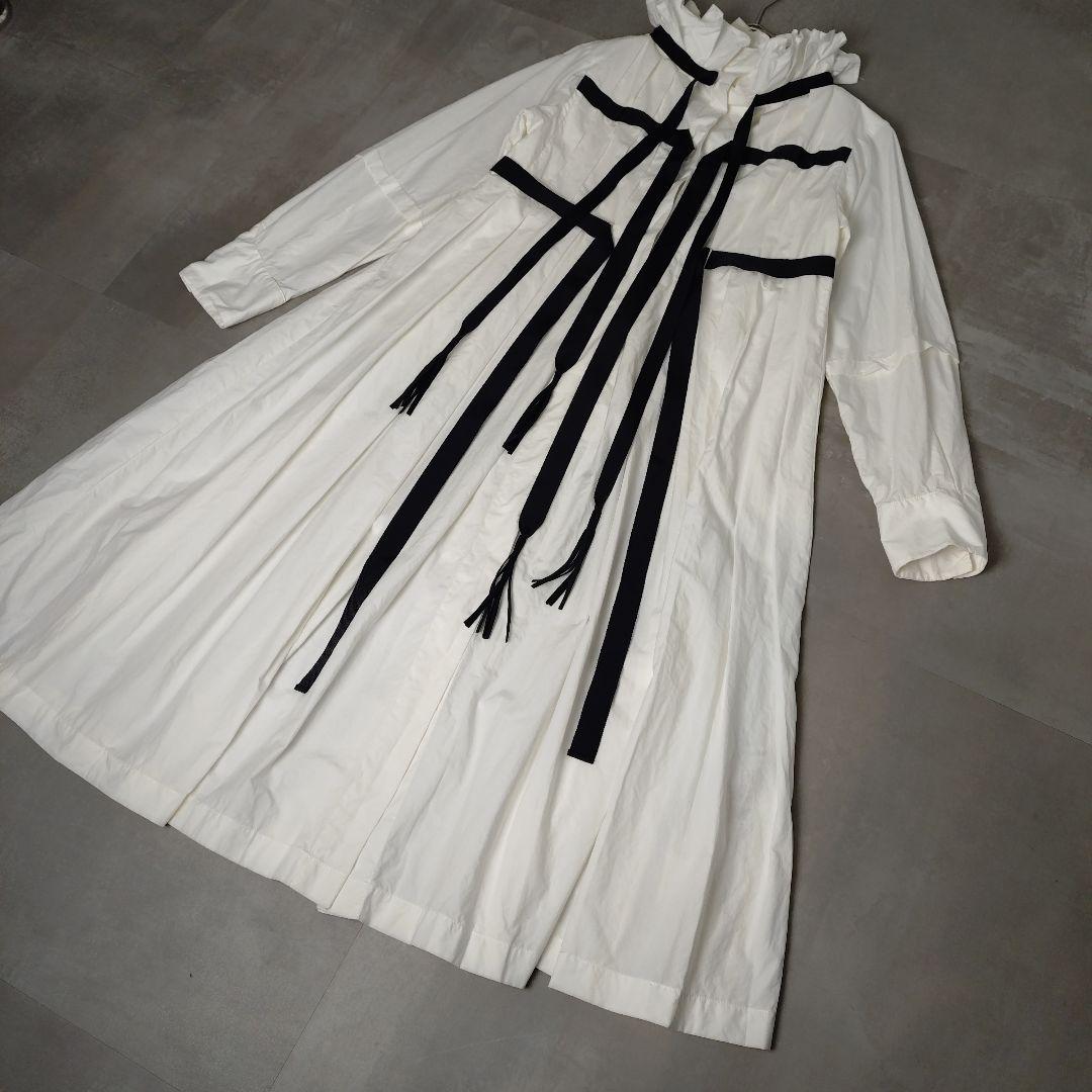 TSUMORICHISATO ツモリチサト デザインシャツワンピース ホワイトM