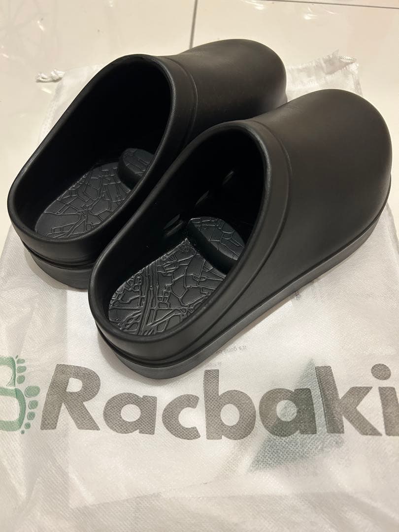 【Racbaki】ラクバキ イージーサボ ブラック Sサイズ c3afbdb81f8ac4aa84b6ef2eed1d69