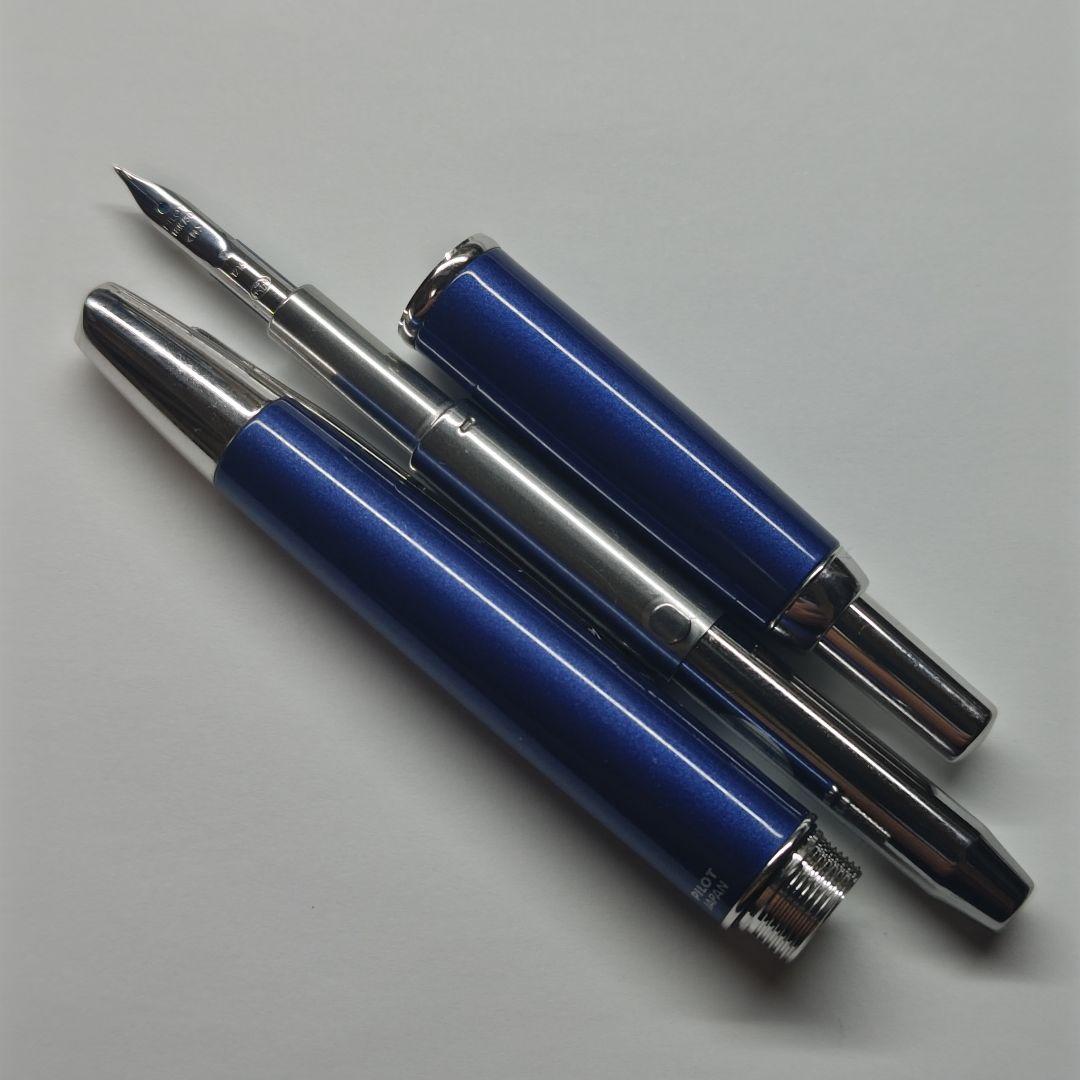 カスタム】キャップレスデシモ ダークブルーマイカ 中字→小太刀風研ぎ