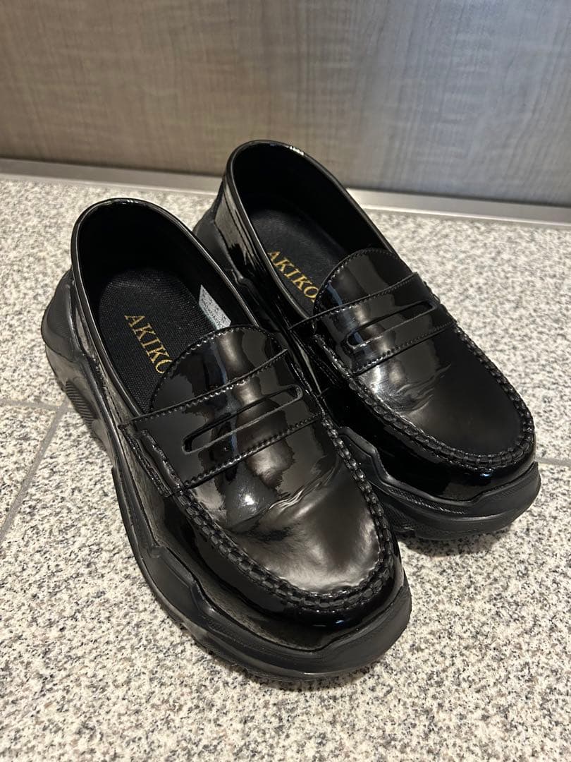 新品】AKIKOAOKI ローファー 38 ジェニ愛用 - メルカリ