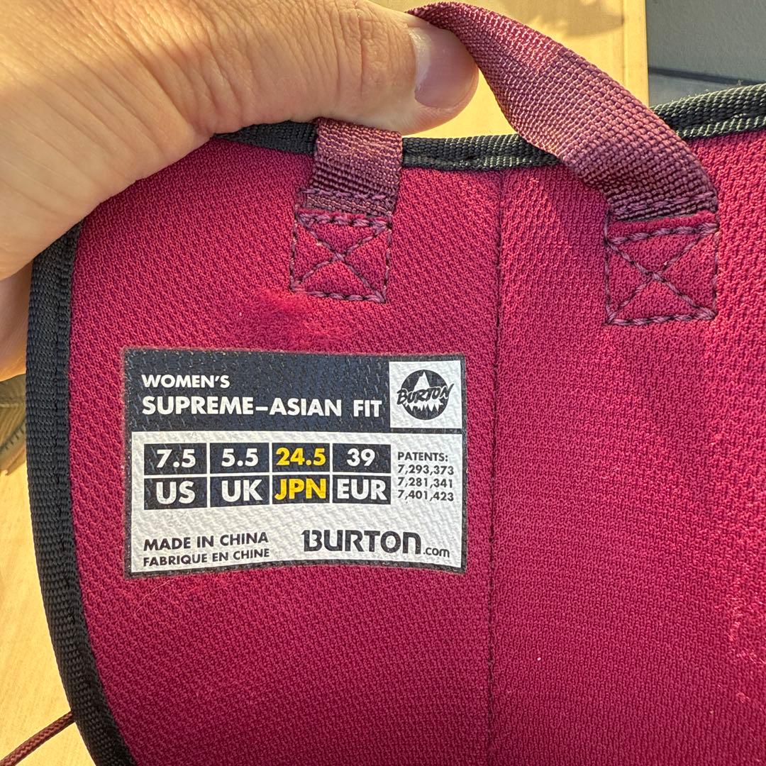 【美品✨袋付き】　《女性　24.5㎝》　Burton ブーツ