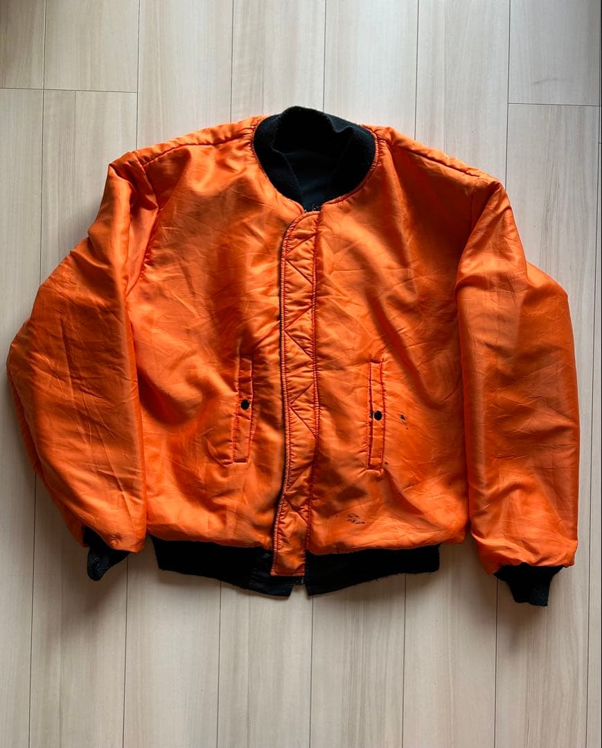 80s- spiewak MA-1 アメリカ製 フライトジャケット 50 ペンキ - メルカリ