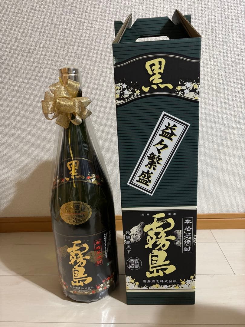 黒霧島　益々繁盛　4.5リットル 霧島酒造 黒霧島 益々繁盛 4.5L二升五合ボトル 本格芋焼酎 25度 : 創業