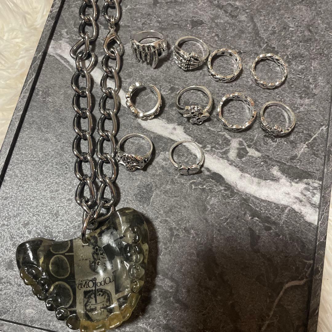 メンズ シルバーアクセサリー まとめ売り - メルカリ