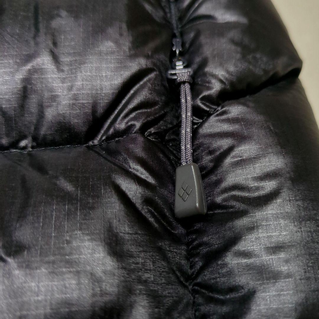 モンベル【良品】廃盤 スペリオダウン ベスト L 黒 軽量 800FP メンズ