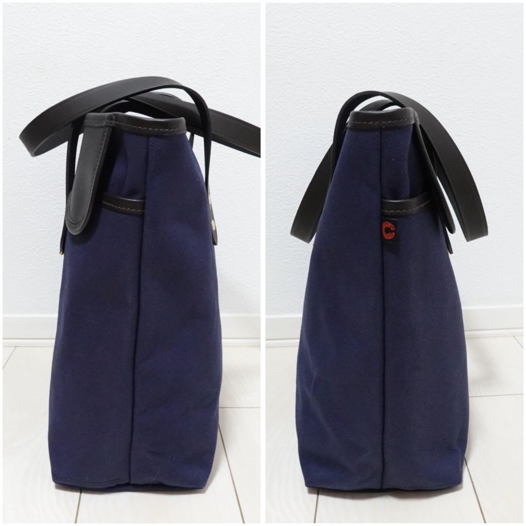 CROOTS フラップ ポケット トートバッグ BEAMS F 別注 ネイビー - メルカリ