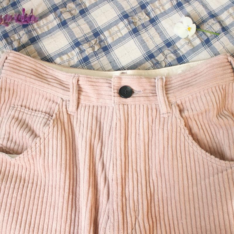 新品】yuni コーデュロイ パンツ M ワイド 綿100％ 日本製 - メルカリ