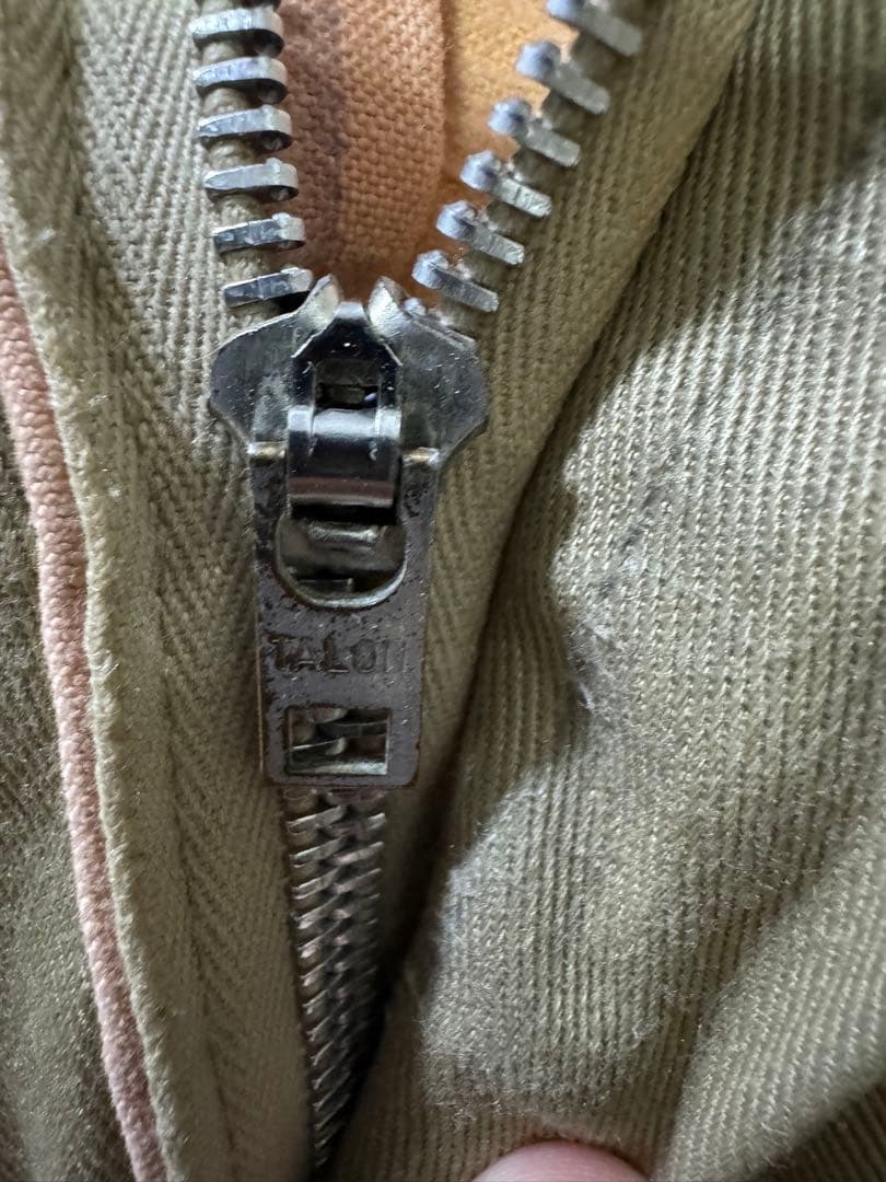 L.L.Bean エルエルビーンDICKIES製 裏地付きTALONアルミジップ