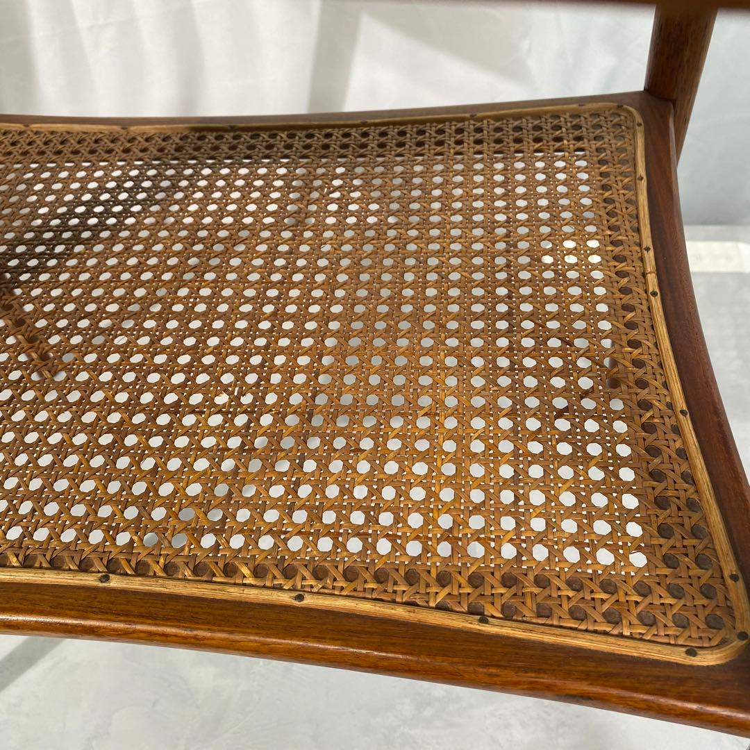 希少】オールドマルニ センターテーブル 天板：ブビンガ材 脚：カリン