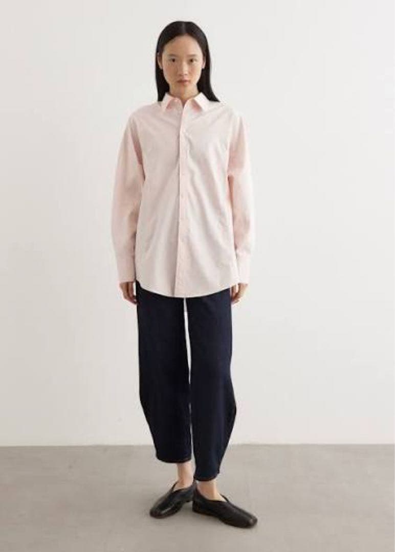 【auralee】 レディース　ピンクシャツ　新品 rennes — Auralee | Finx Linen Weather Shirt in Pink