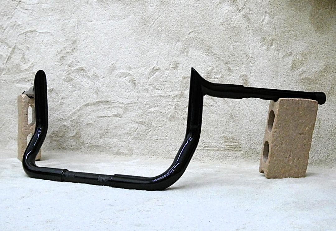 ハーレー用10インチ モンキーバー ブラック /ツーリングモデル - メルカリ