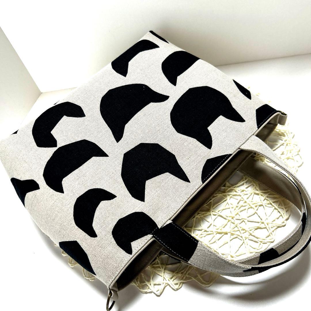 感謝価格》ミナペルホネンパニーニ風トートバッグ ハンドメイド - メルカリ