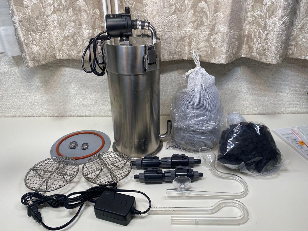 値引き中ADAスーパージェットフィルター ES-300、水温計 ダブルタップ