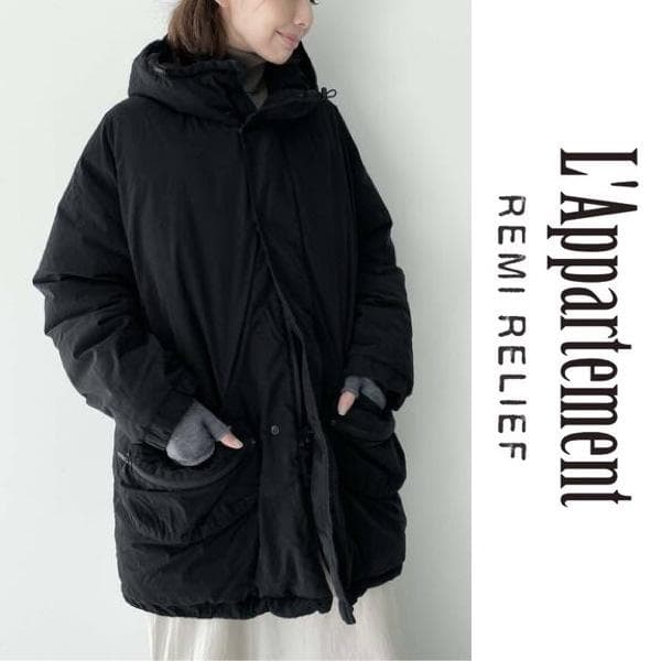 L'Appartement REMI RELIEF フードツキダウンジャケット - メルカリ