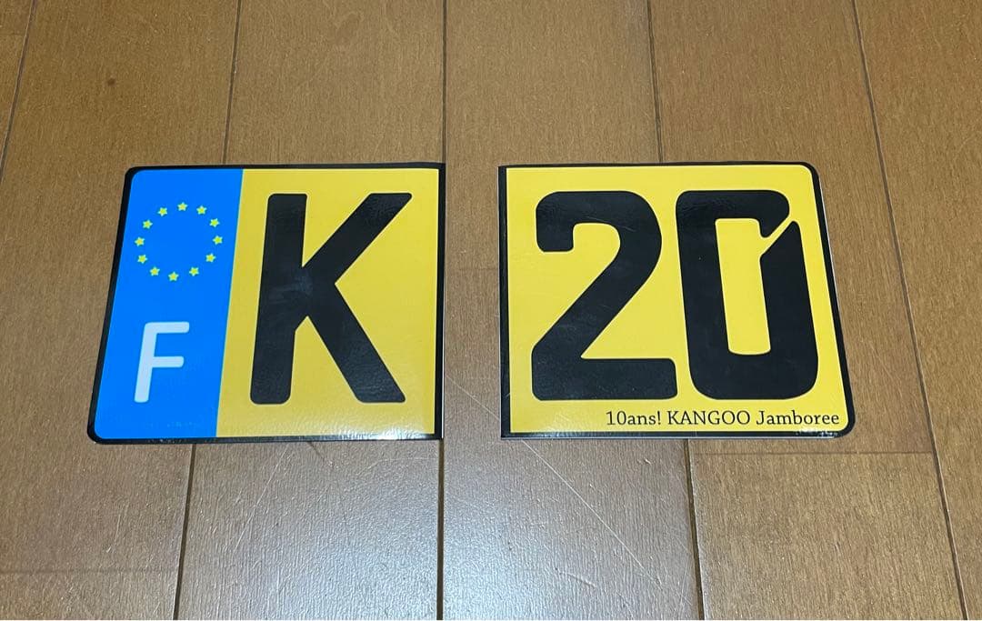 ルノーカングー ユーロ風ナンバープレート - メルカリ