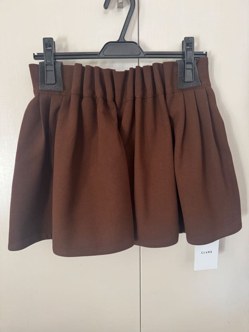 CLANE LOW WAIST TUCK SHORT PANTS ブラウン 1 - メルカリ