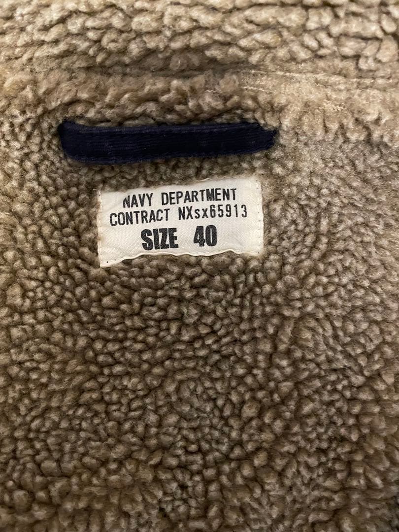 WAIPER U.S.NAVY N-1デッキジャケット　22WP01 サイズ40