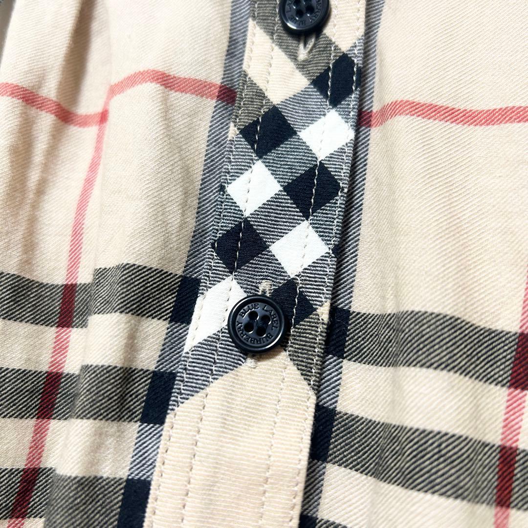 2way✨バーバリーブルーレーベル パフスリーブブラウス ノバチェック