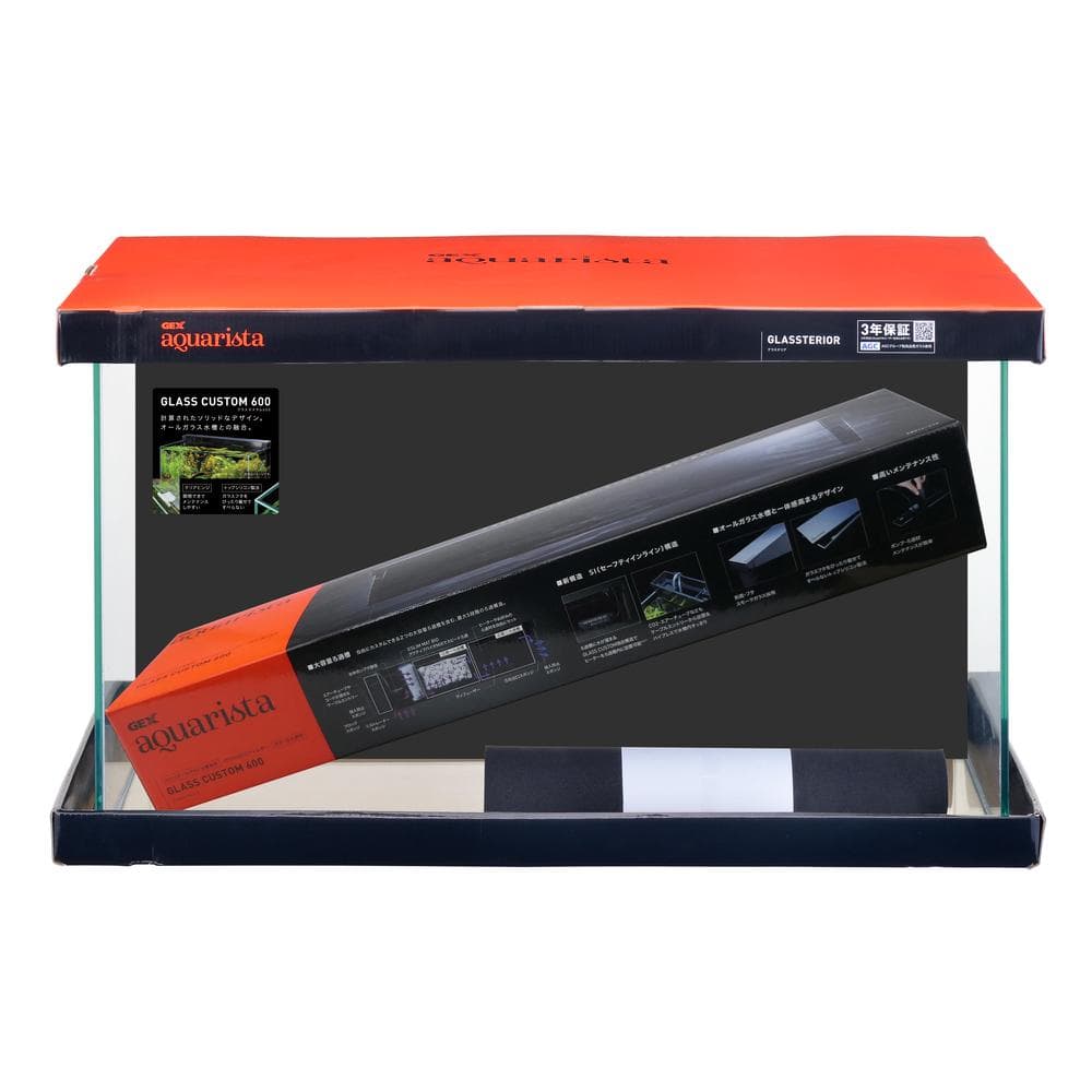 ジェックス グラステリア TS600－GC グラスカスタムセット水槽