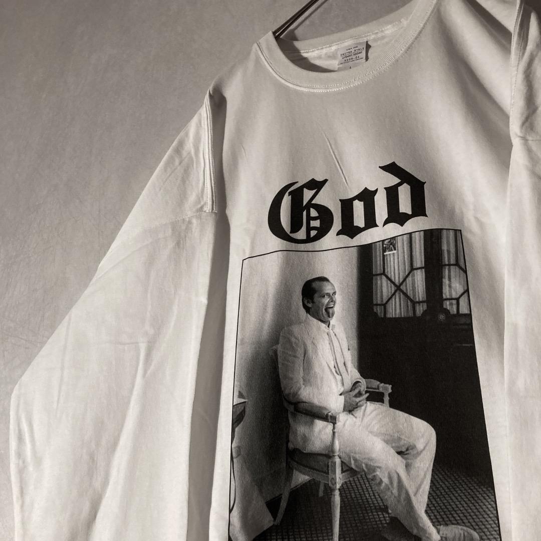 ジャック・ニコルソン　映画　ムービー　長袖　Tシャツ　5.6oz　一点物