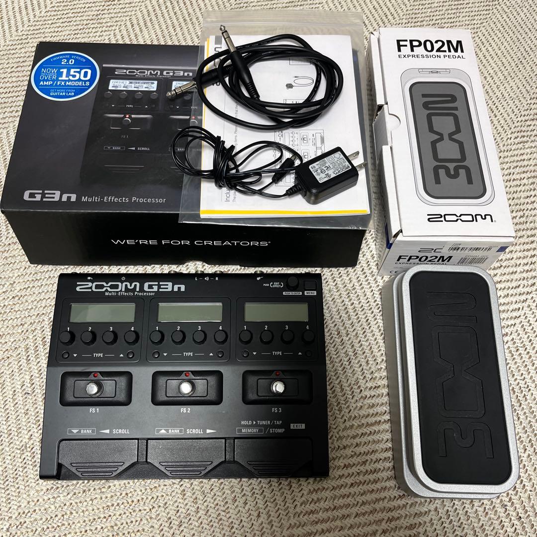 zoom G3n マルチエフェクター＋FP02M エクスプレッションペダル FP02M | ZOOM