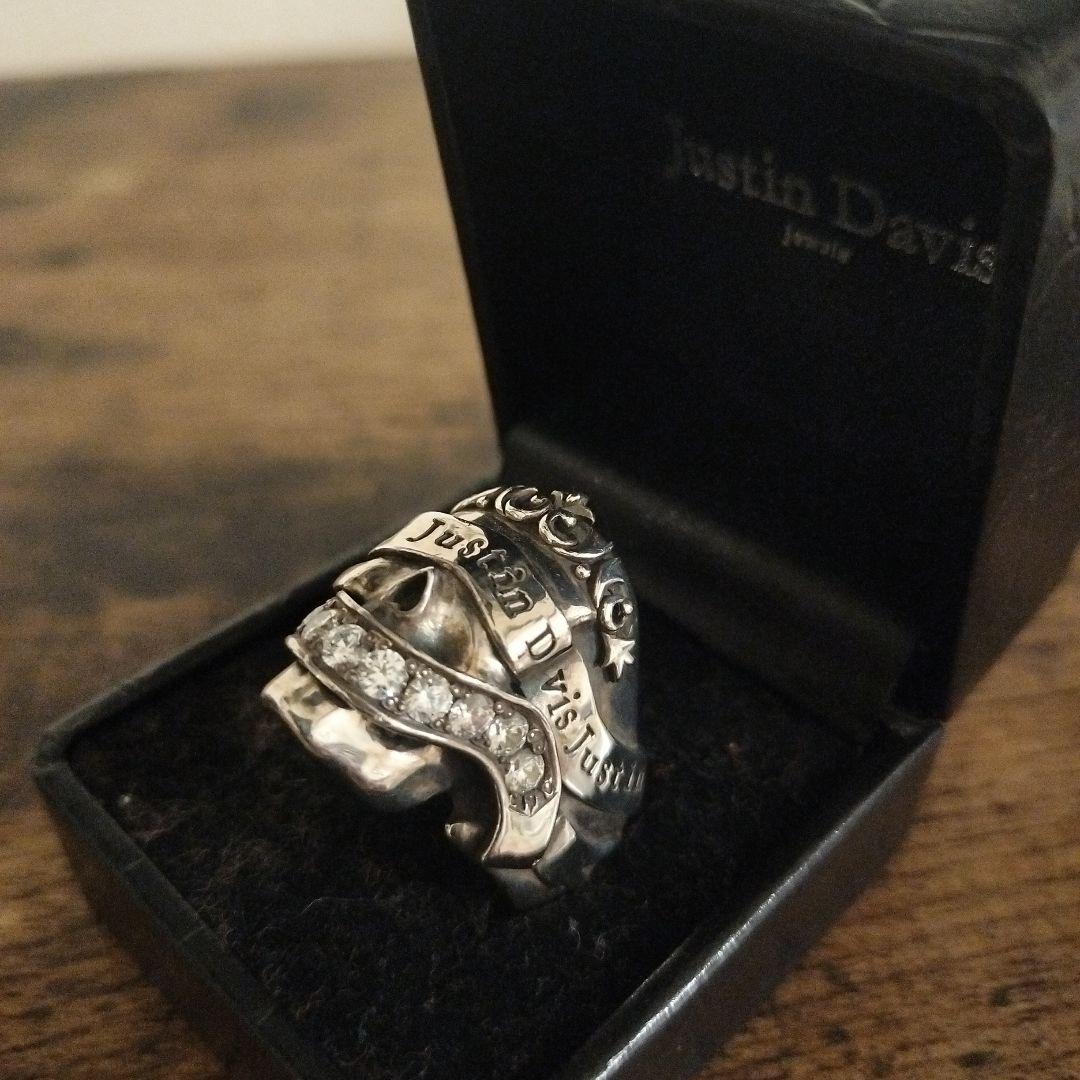 Justin Davis スカルリング 箱付き BLEESING プロフ様専用 - メルカリ