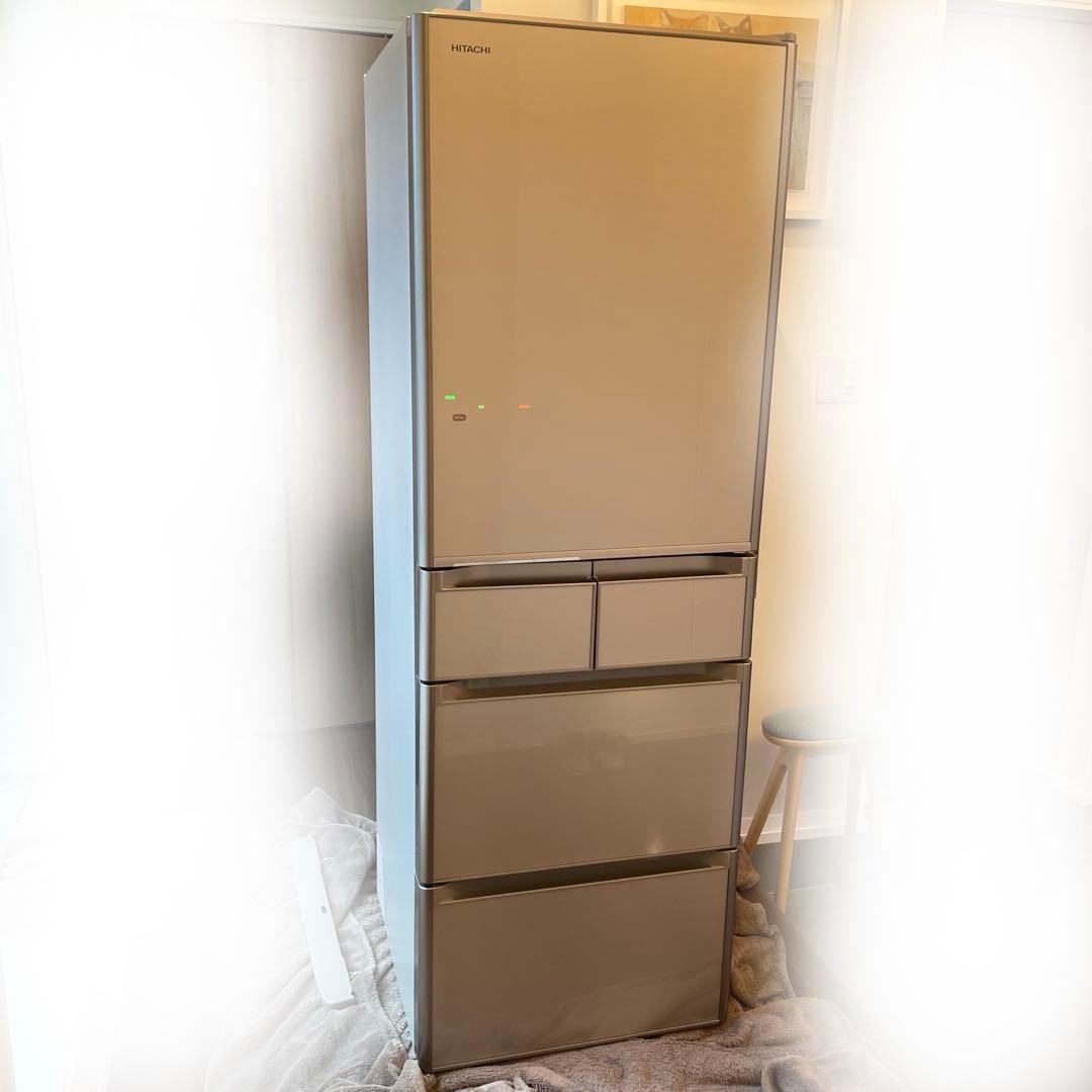 日立 大型 冷蔵庫 415L R-S4200E 真空チルド 梱包・発送たのメル便