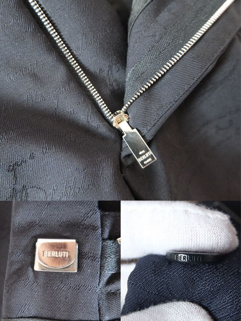 定価約16万円 Berluti 総柄カリグラフィー スクリット 50 パンツ