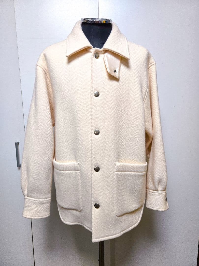 美品 アンフォロー FOLL フォル ヘリンボーン CPO ブルゾン ウール UNFOLLOW（アンフォロー）の「FOLL / フォル ヘリンボーンCPOブルゾン