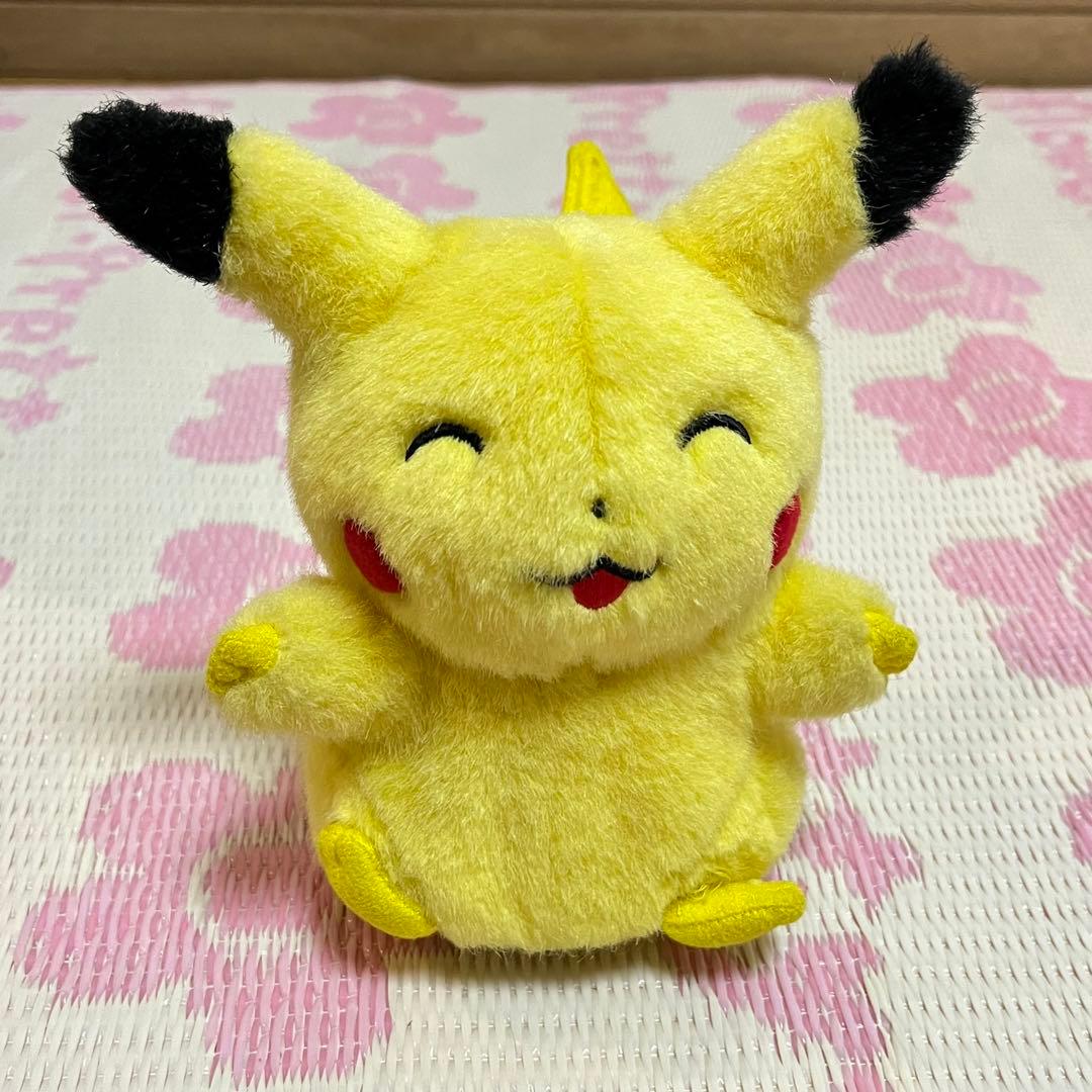 初期 初代 ピカチュウ ぬいぐるみ tomy にっこり バンザイ ポケモン
