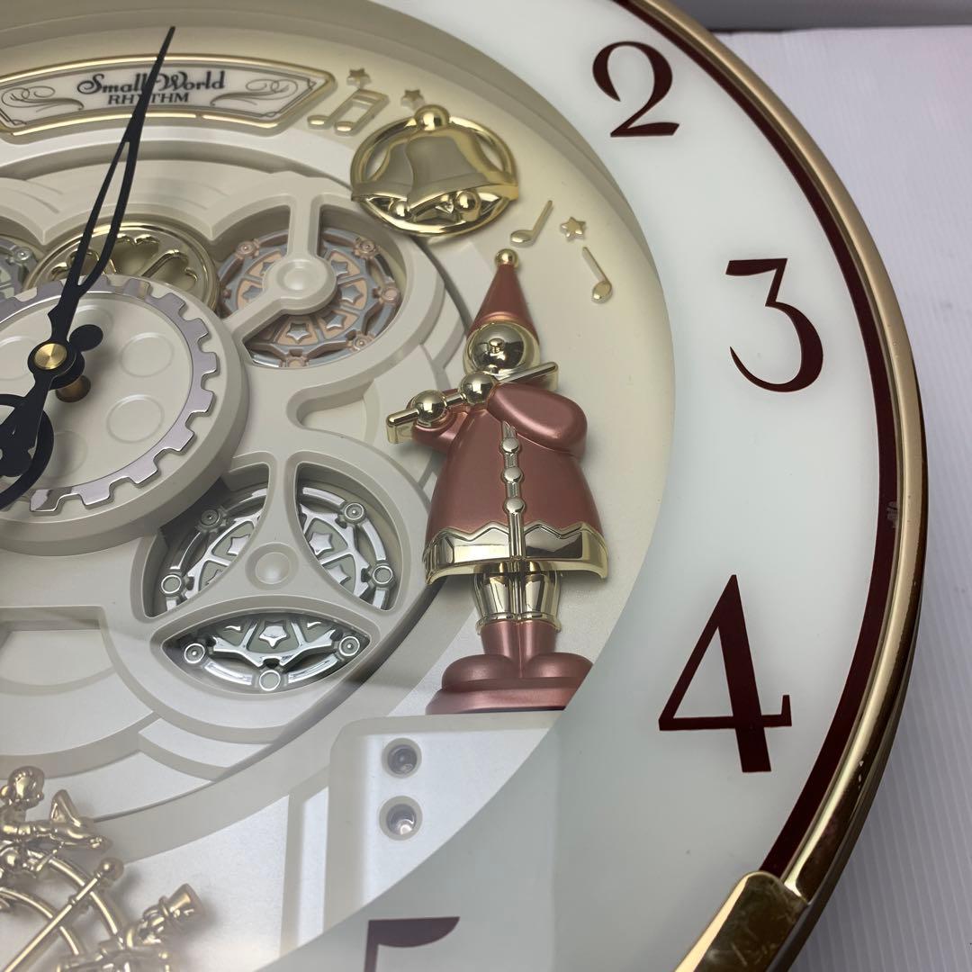 電波からくり時計 4MN490RH リズム時計 ジブリ クラシック クリスマス