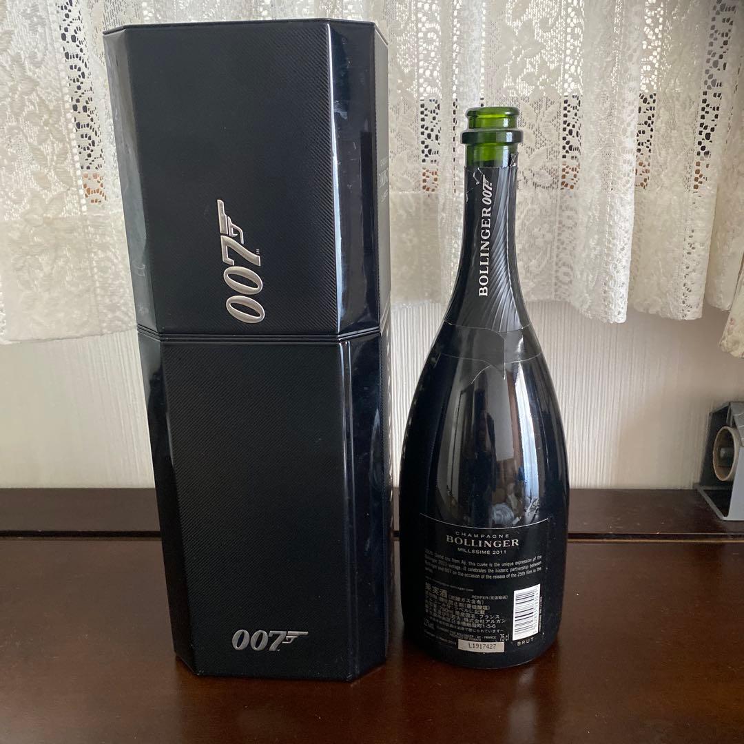 Bollinger 2009 007 シャンパン 750ml 空き瓶 - メルカリ