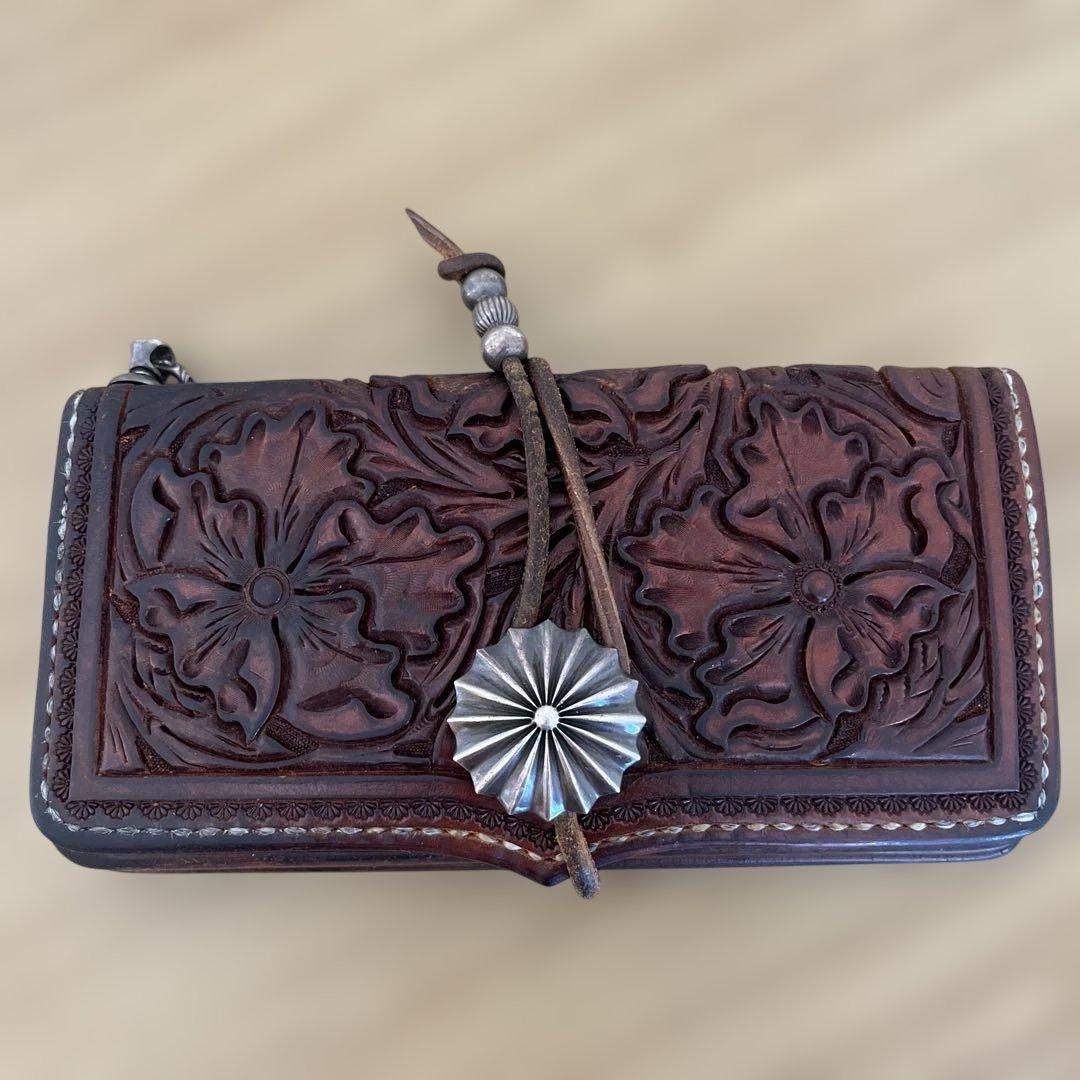 《大和工房　フルカービング長財布》 最終大幅値下からのプライスレス