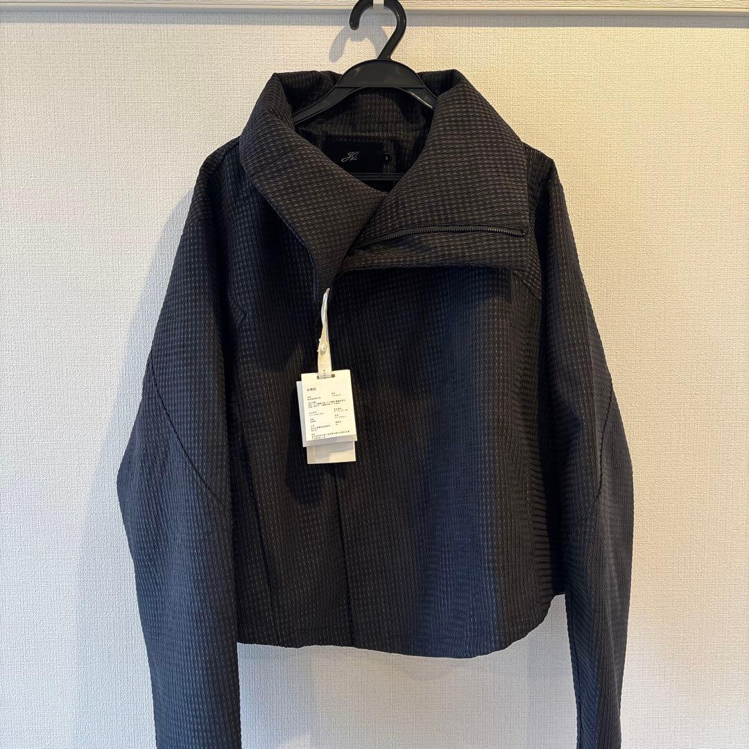 JCAESAR Asymmetric Zipper Short Jacket - メルカリ