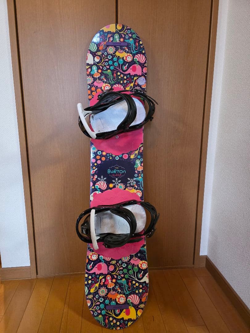 Burton スノーボードキッズ用　 115センチビンディング付 BURTON Kids' Grom Disc Snowboard Bindings スノーボード