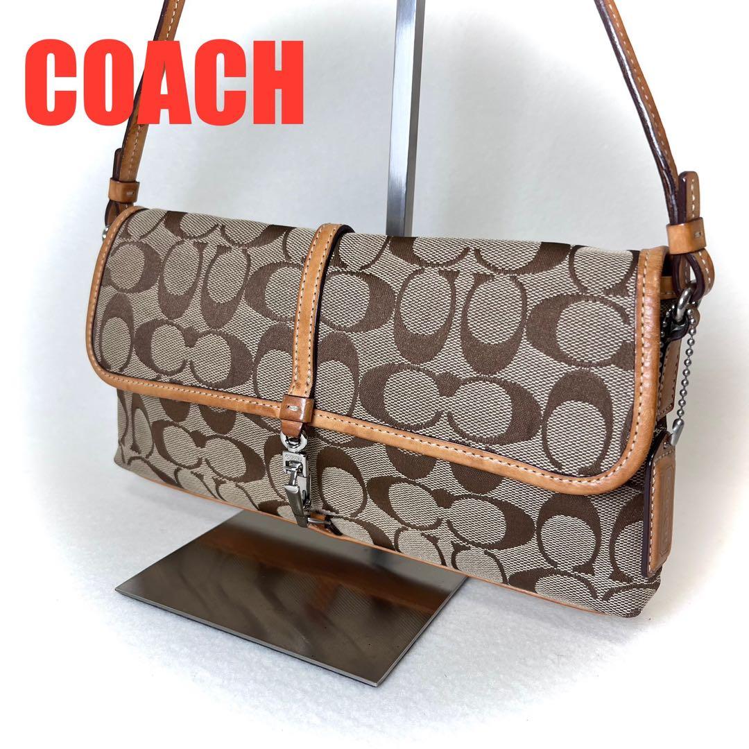 COACH コーチ アクセサリーポーチ ワンショルダー シグネチャー 6348